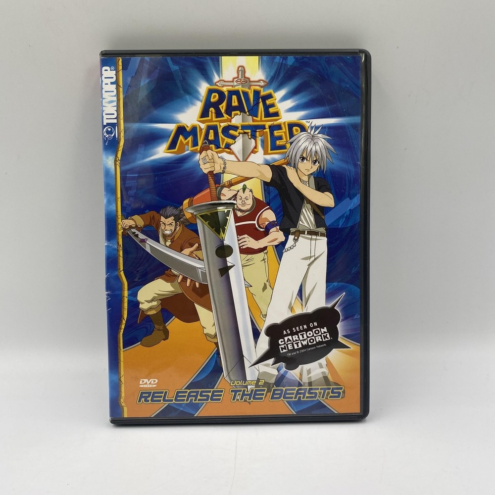 Rave Master Volume 2 Release The Beasts DVD‎ Anime Region 1 Tokyopop English Dub
